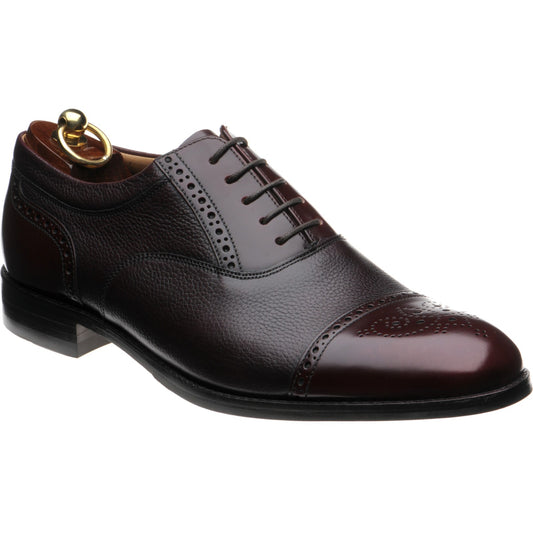 Product image for Loake Woodstock in burgundy calf and polished