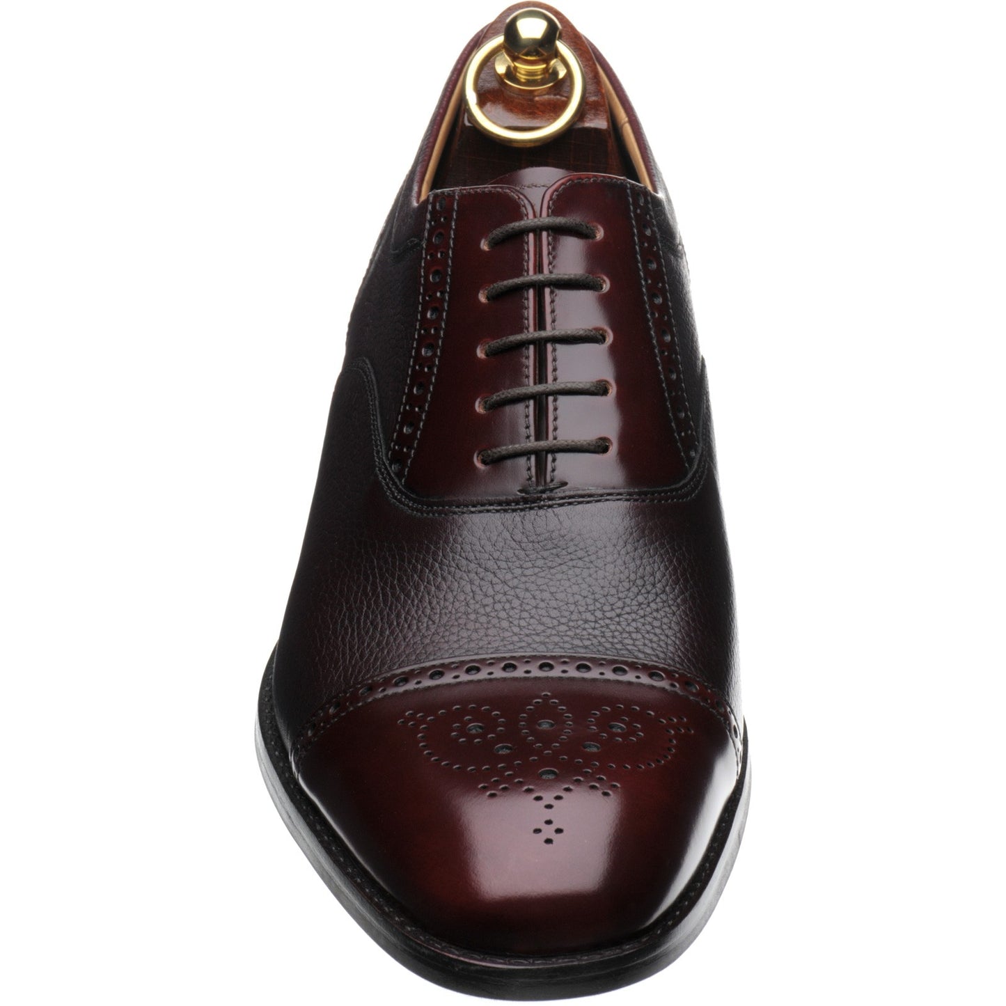 Product image for Loake Woodstock in burgundy calf and polished