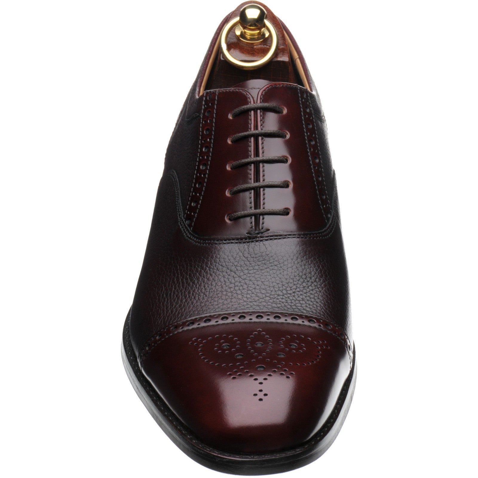 Product image for Loake Woodstock in burgundy calf and polished