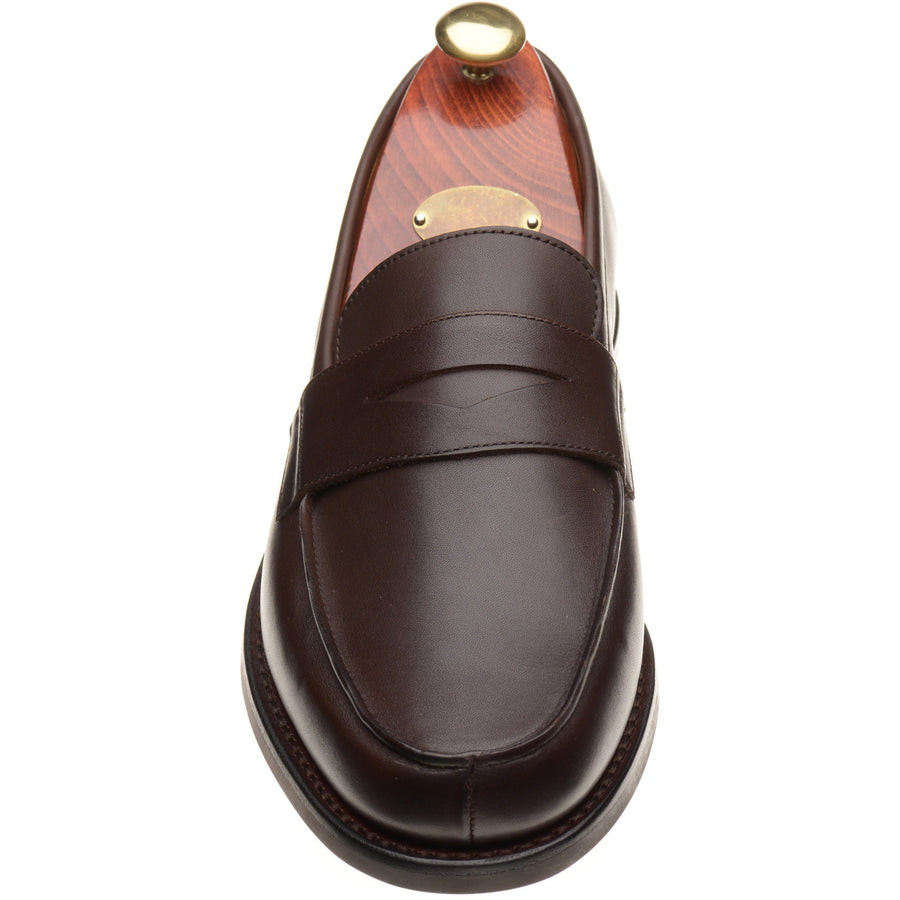 Product image for Paraboot Adonis H mens rubber-soled loafers in lisse cafe