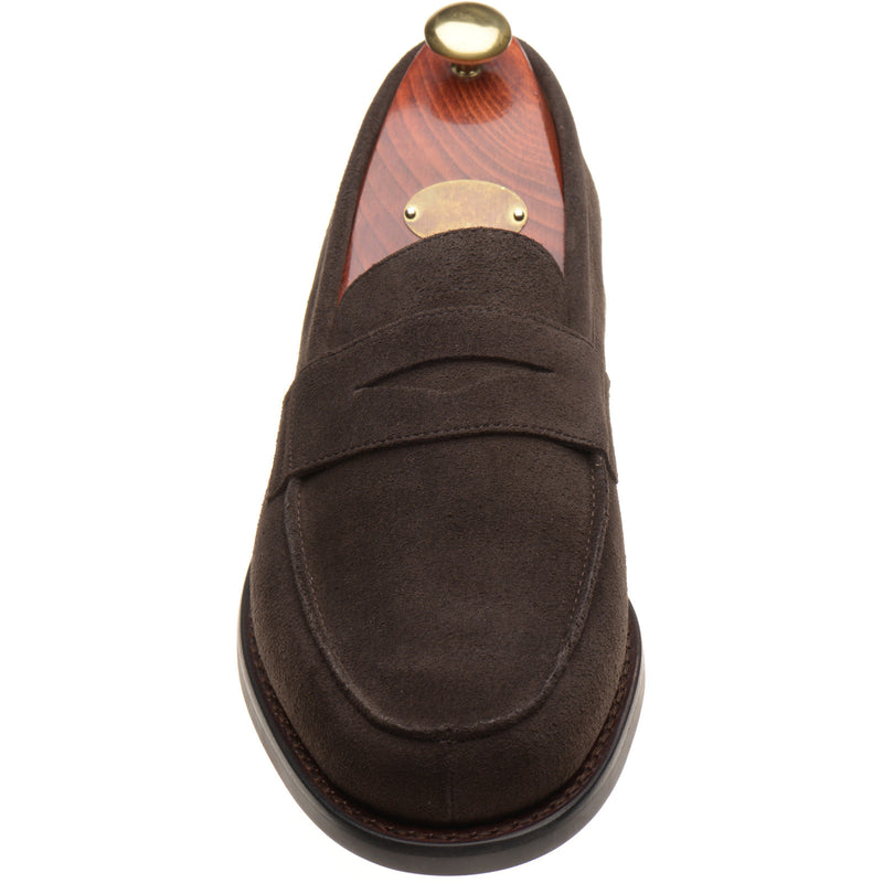 Product image for Paraboot Adonis H mens rubber-soled loafers in velours congo