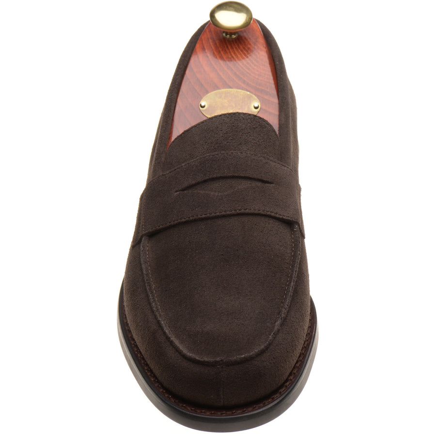 Product image for Paraboot Adonis H mens rubber-soled loafers in velours congo