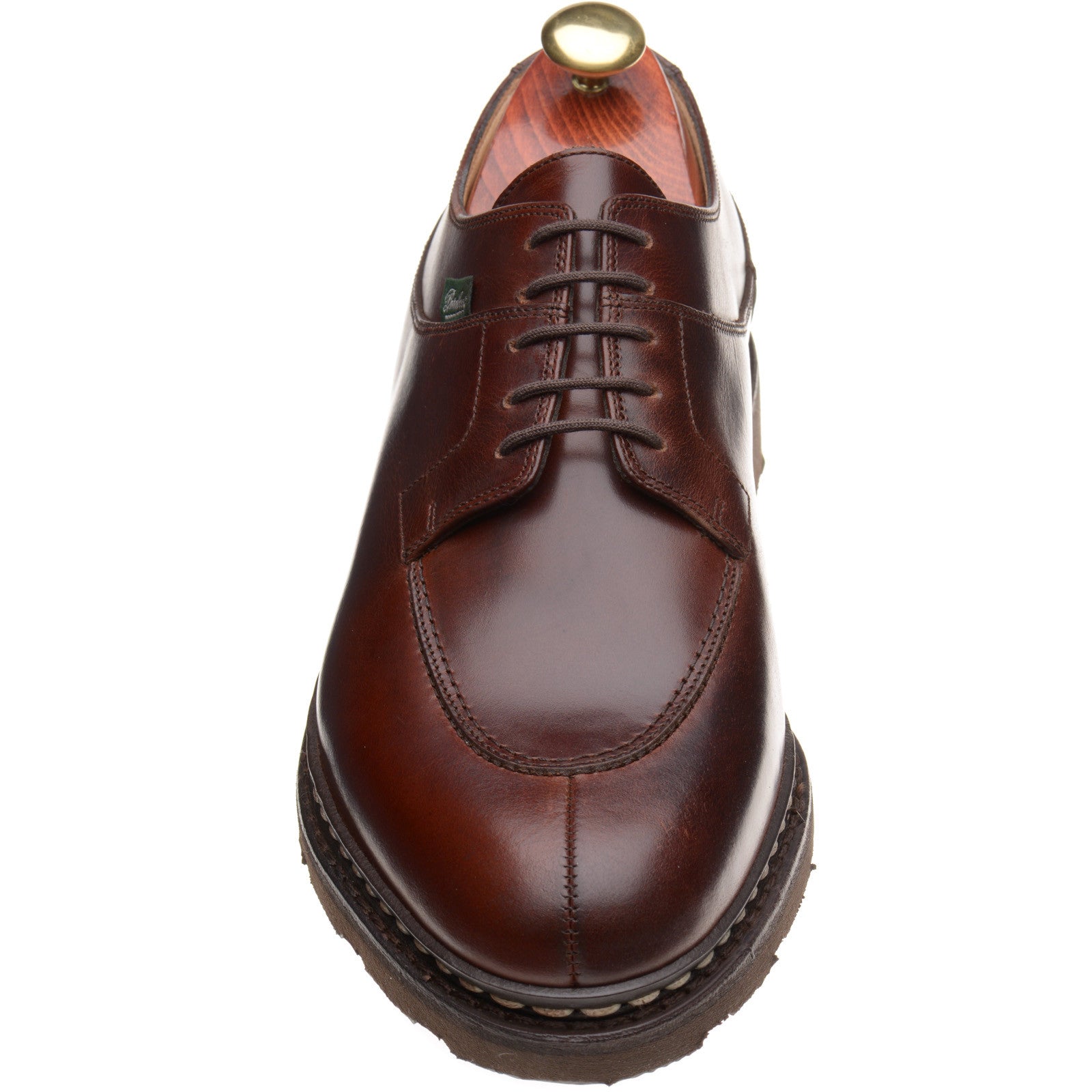 Paraboot Avignon mens rubber-soled Derby shoes in lisse ecorse