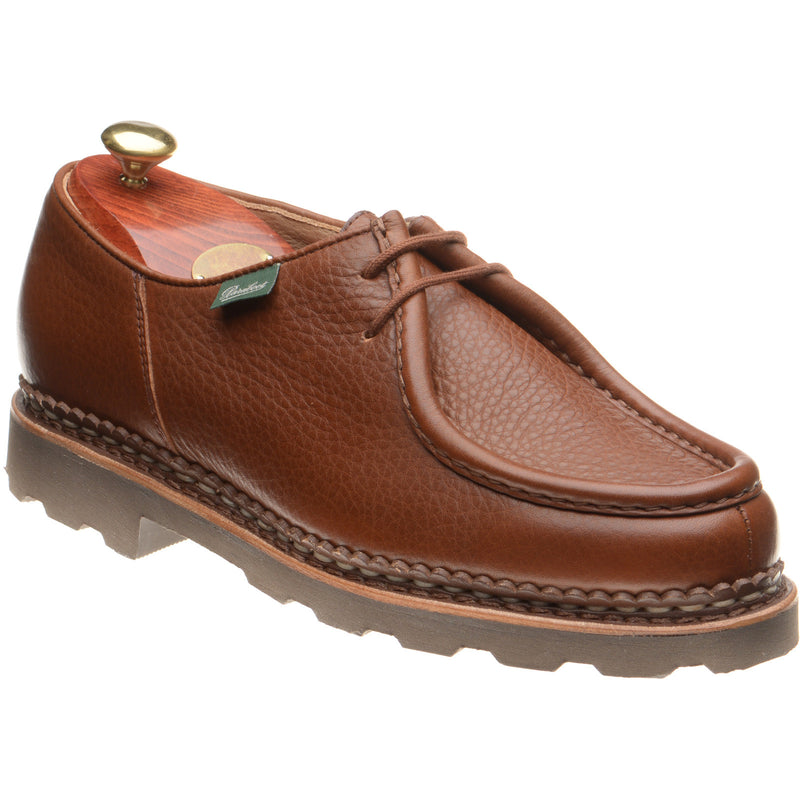 Product image for Paraboot Michael mens rubber-soled Derby shoes in foulonne fauve