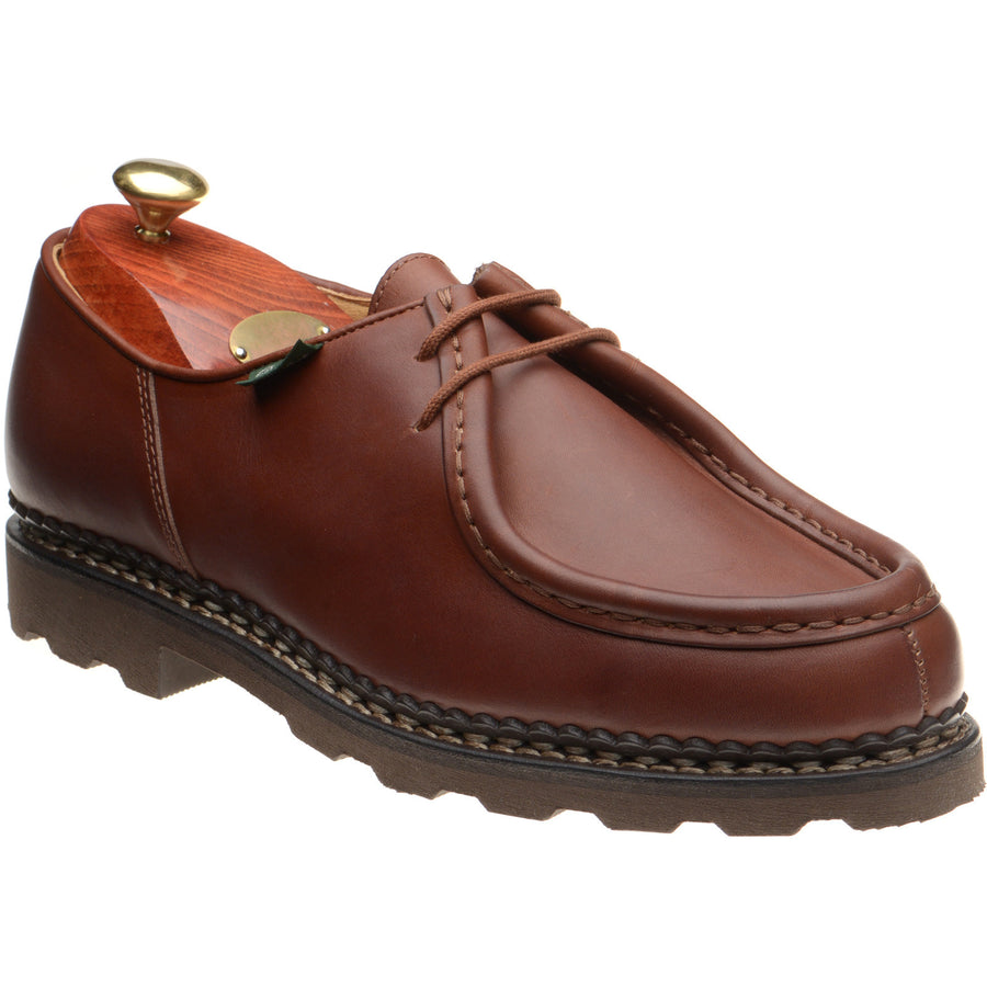Product image for Paraboot Michael mens rubber-soled Derby shoes in lisse marron (second)