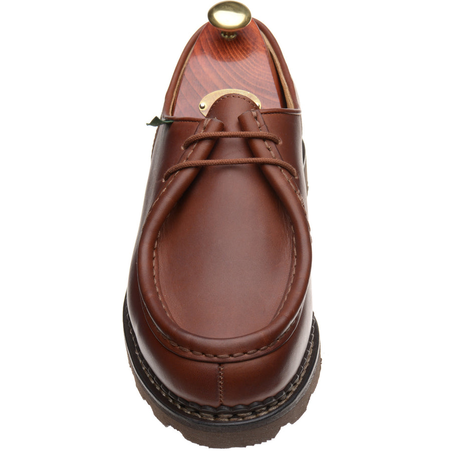 Product image for Paraboot Michael mens rubber-soled Derby shoes in lisse marron (second)