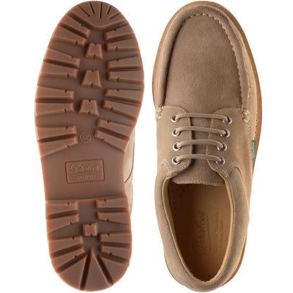 Product image for Paraboot Thiers mens rubber-soled Derby shoes in velours muscade