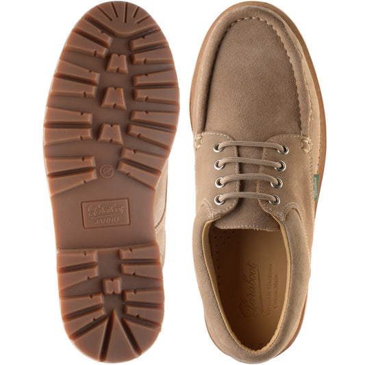 Product image for Paraboot Thiers mens rubber-soled Derby shoes in velours muscade