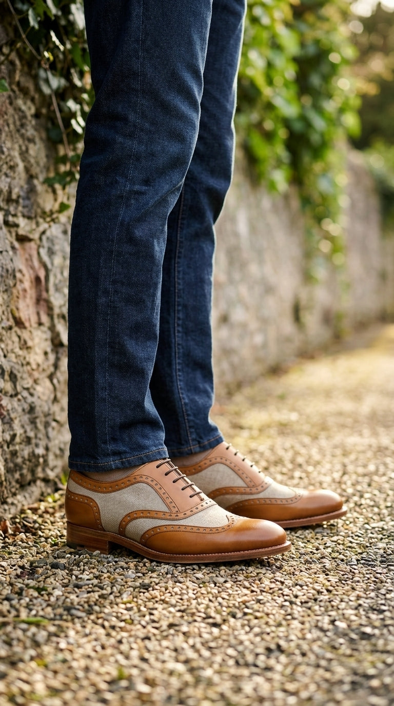 Handmade brogue shoes for men: custom & bespoke brogues