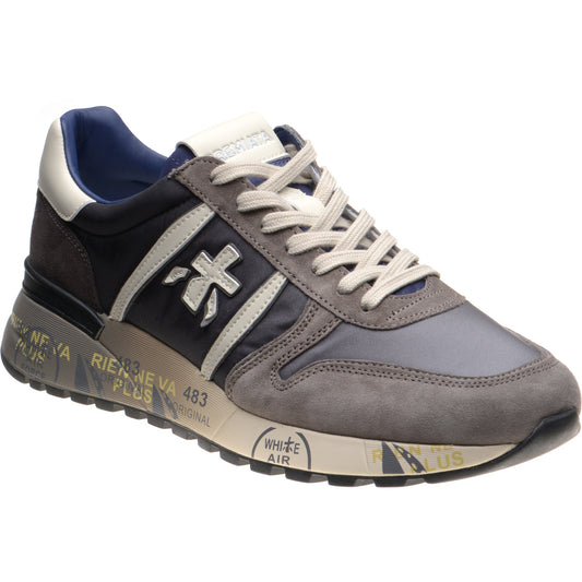 Product image for Premiata Lander mens rubber-soled trainers in grey