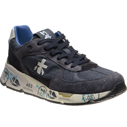 Product image for Premiata Mase mens rubber-soled trainers in navy 