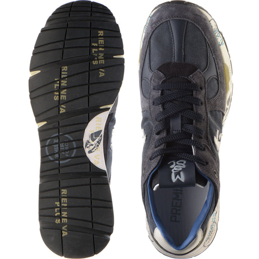 Product image for Premiata Mase mens rubber-soled trainers in navy 