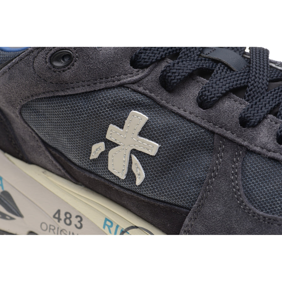 Product image for Premiata Mase mens rubber-soled trainers in navy (second)