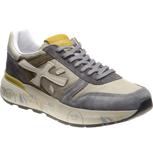 Product image for Premiata Mick mens rubber-soled trainers in grey