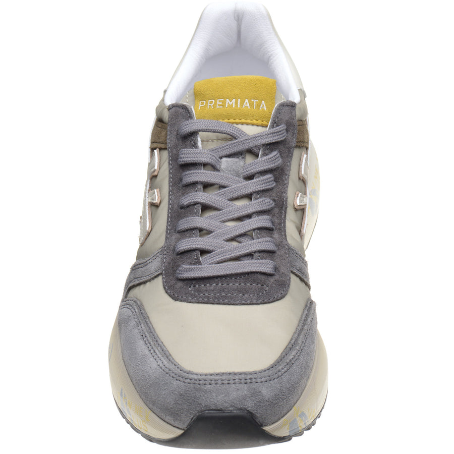 Product image for Premiata Mick mens rubber-soled trainers in grey