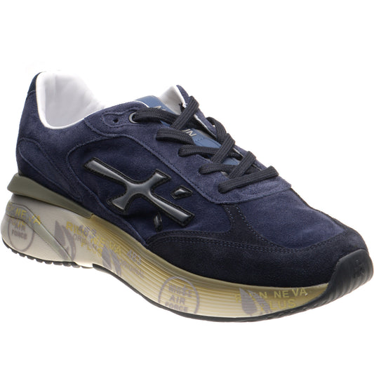 Product image for Premiata Moerun mens rubber-soled trainers in blue
