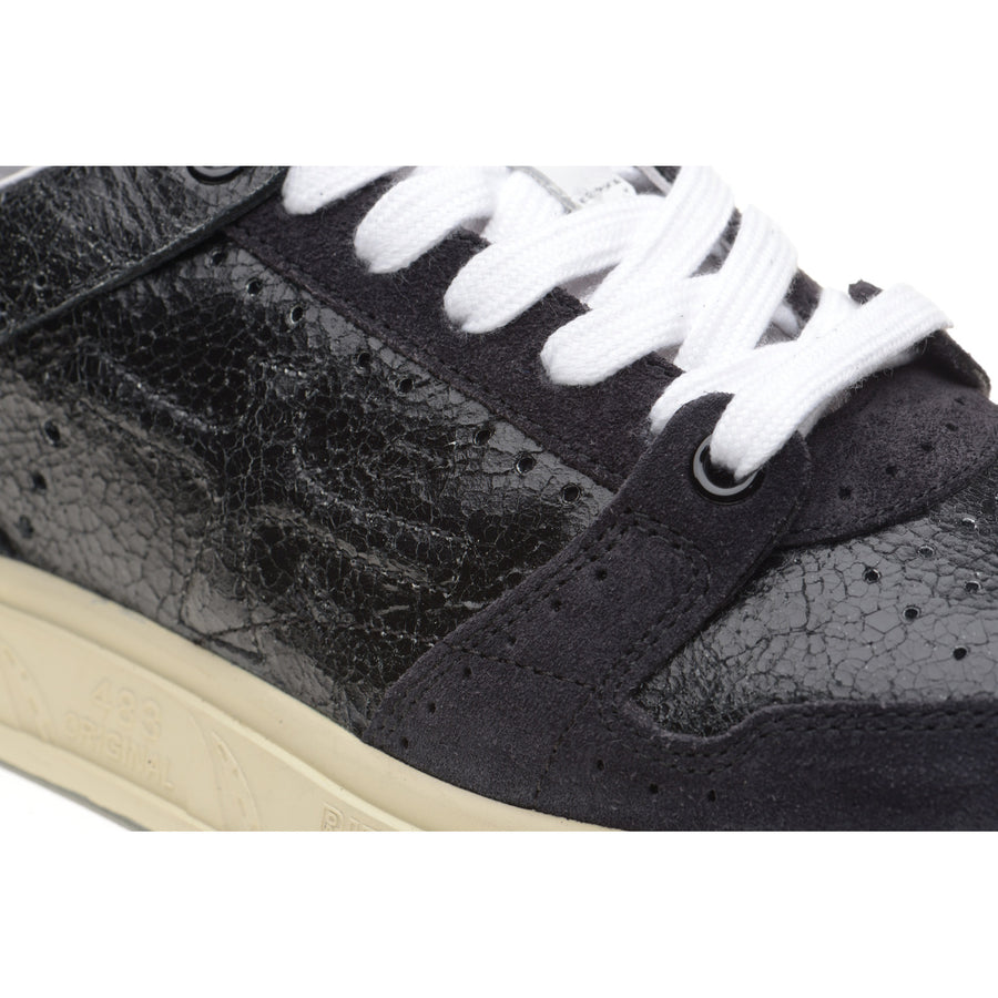 Product image for Premiata Quinn mens rubber-soled trainers in black