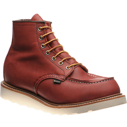 Product image for Red Wing 6-Inch Classic Moc mens rubber-soled boots in russet taos (irish setter)
