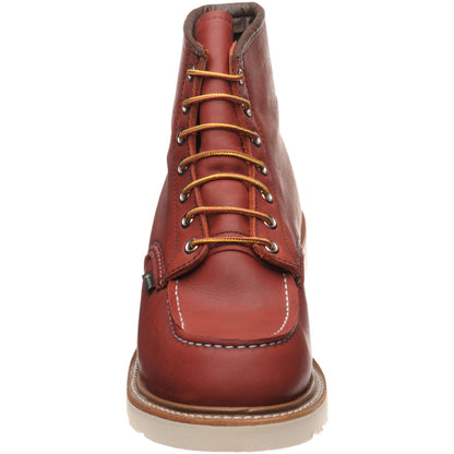 Product image for Red Wing 6-Inch Classic Moc mens rubber-soled boots in russet taos (irish setter)