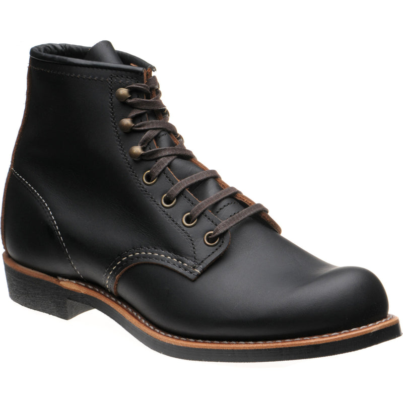 Product image for Red Wing Blacksmith mens rubber-soled boots in black prairie leather (second)