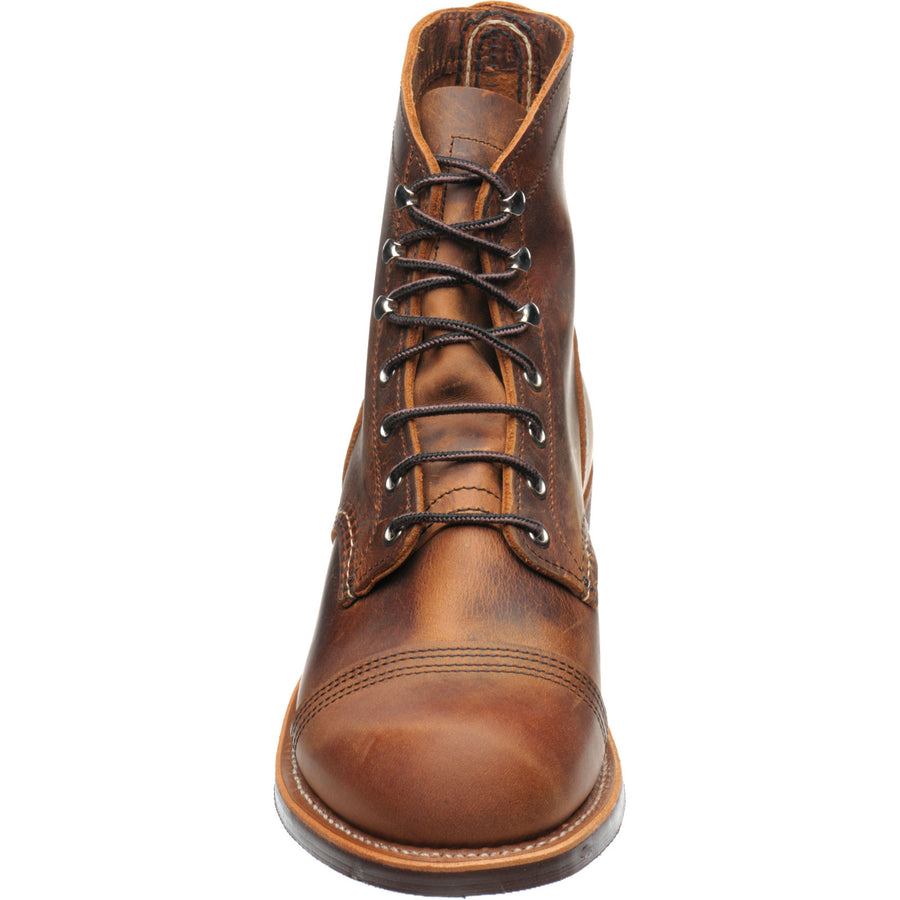 Product image for Red Wing Iron Ranger mens rubber-soled boots in copper rough and tough (second)