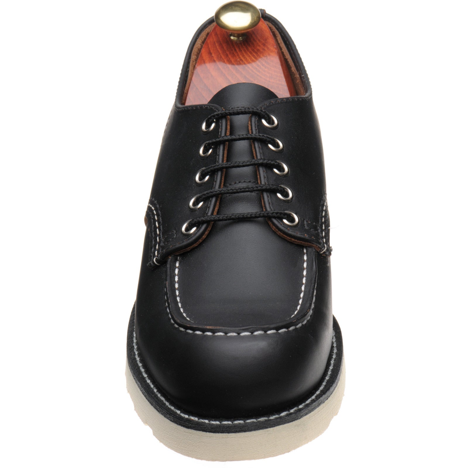 Red Wing Shop Moc Oxford mens rubber-soled Derby shoes in black