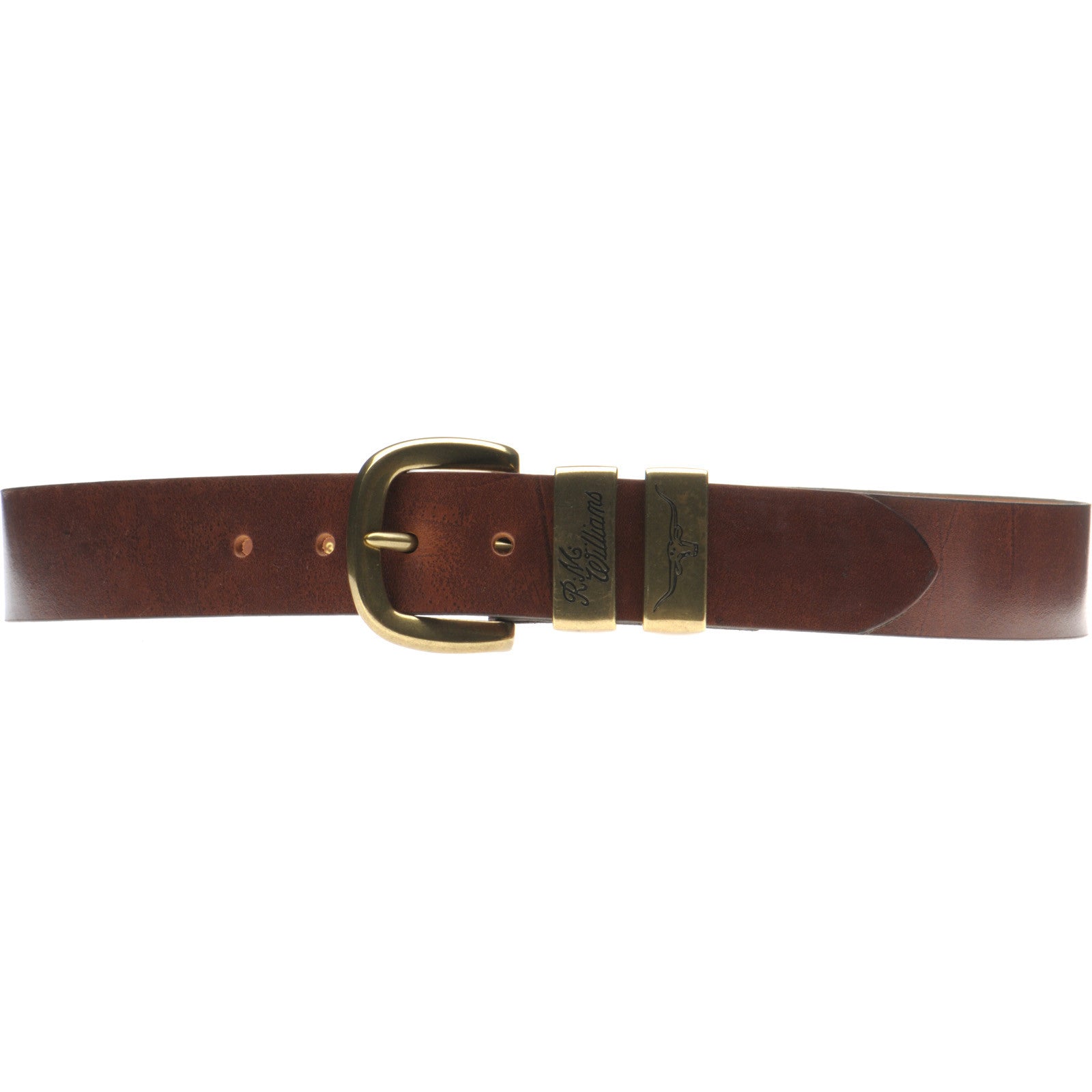 Product image for RM Williams Drover Belt in mid brown