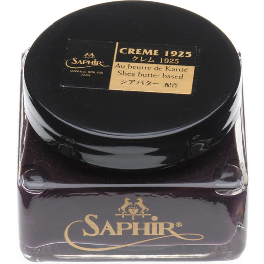 Product image for Saphir Creme 1925 Cream Jar 75ml in burgundy