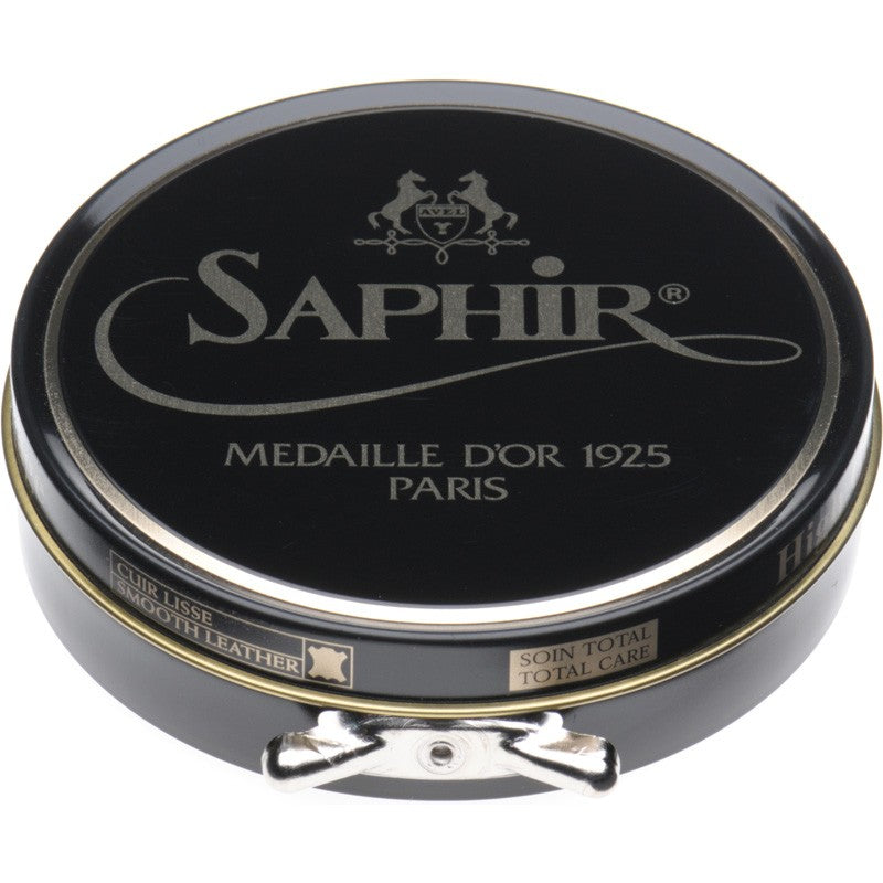 Product image for Saphir Pate De Luxe High Gloss Polish 100ml in dark brown