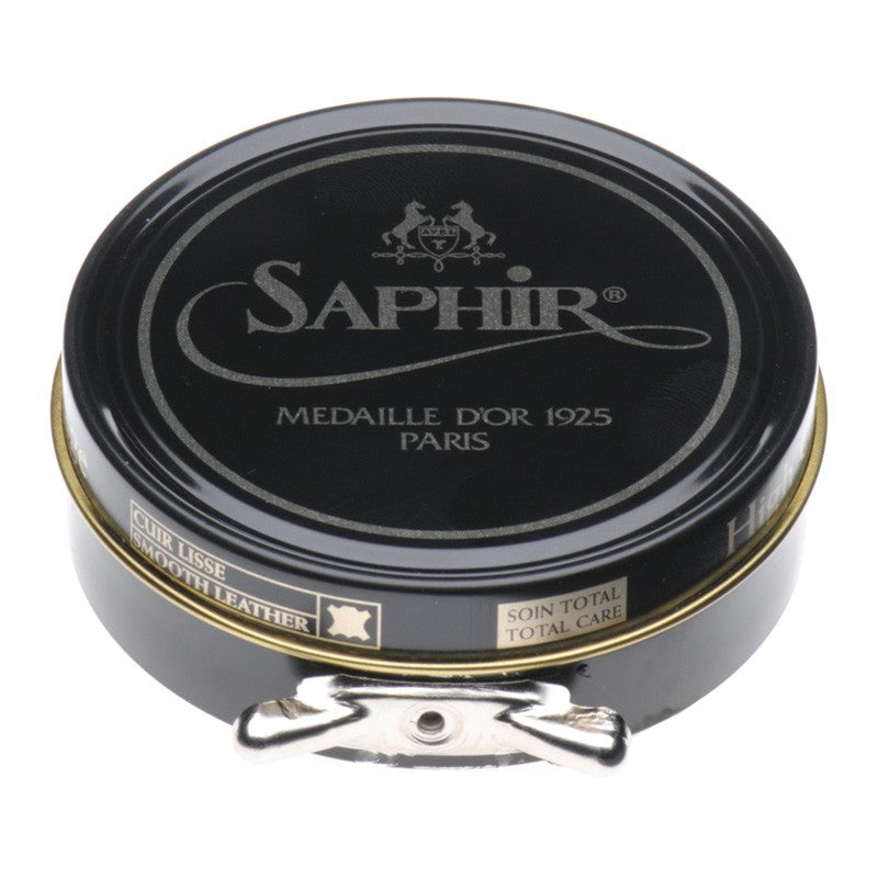 Product image for Saphir Pate De Luxe High Gloss Polish 50ml in dark brown