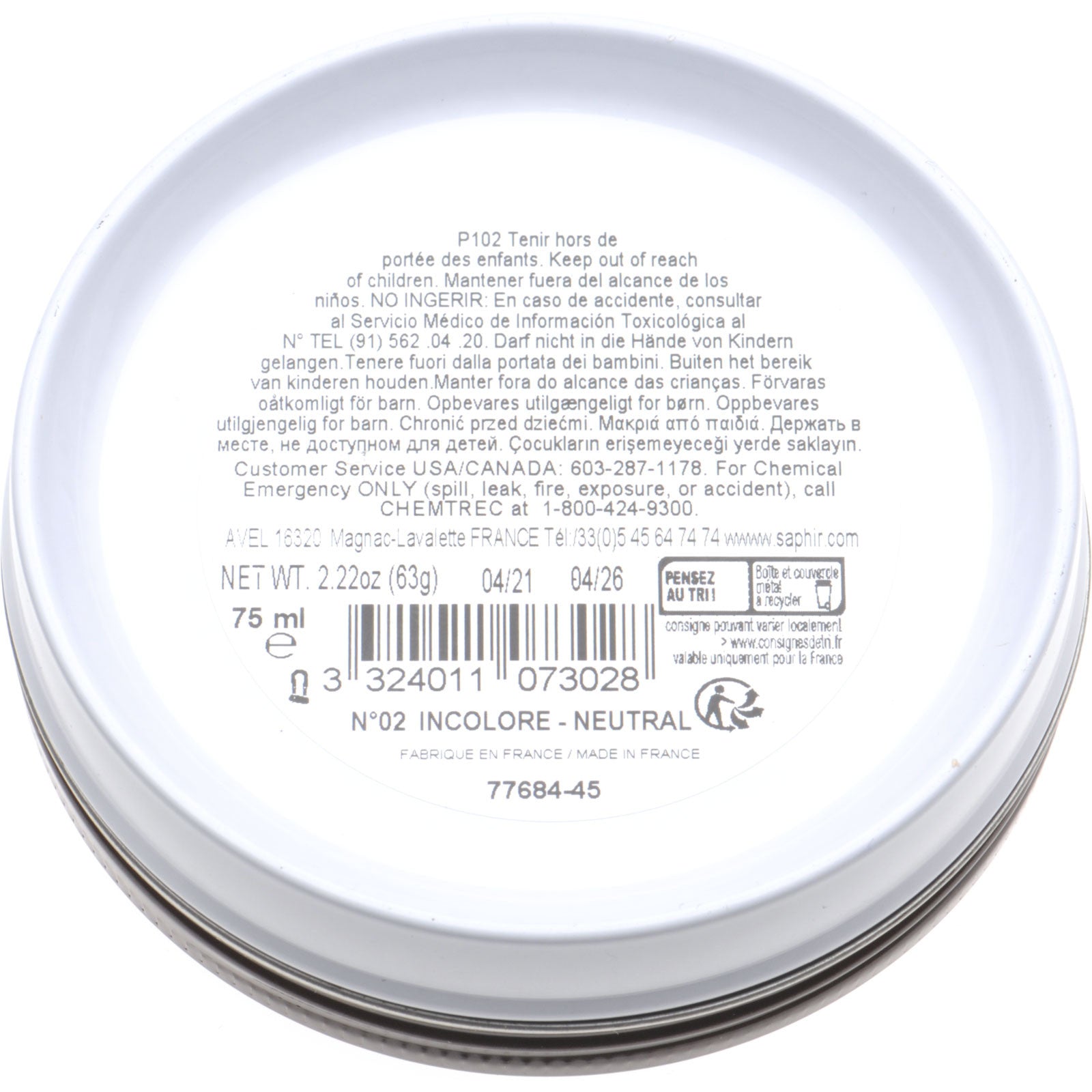 Product image for Saphir Travelers Pate De Luxe in neutral