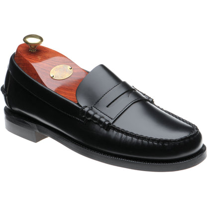 Product image for Sebago Classic Dan mens loafers in black (second)