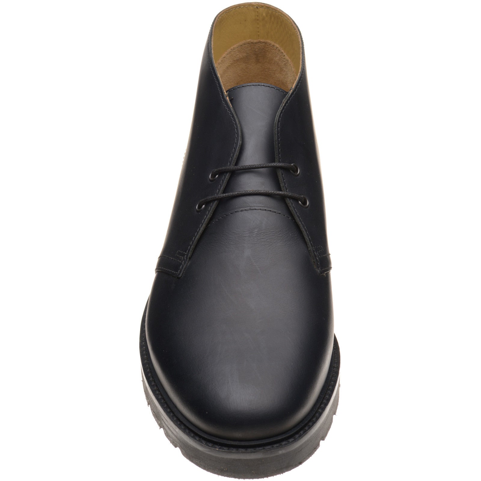 Product image for Solovair Chukka Boot mens rubber-soled boots in black waxy