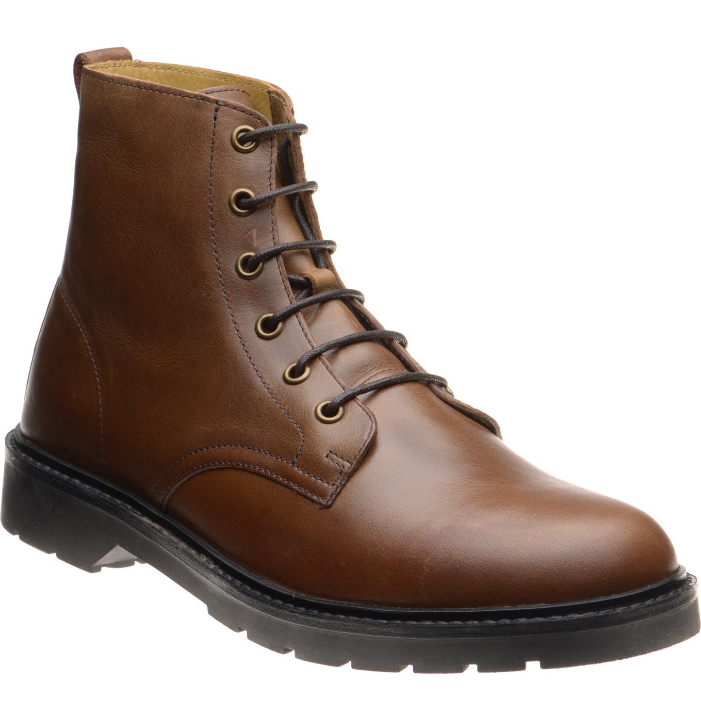 Product image for Solovair Derby Boot mens rubber-soled boots in brown gaucho
