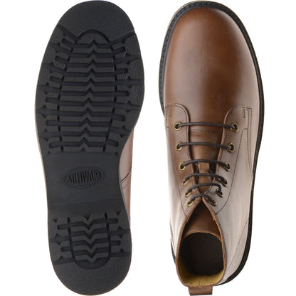 Product image for Solovair Derby Boot mens rubber-soled boots in brown gaucho