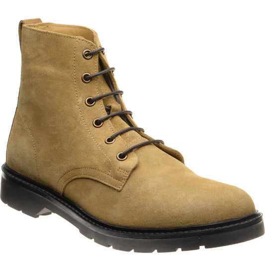 Product image for Solovair Derby Boot mens rubber-soled boots in tan suede