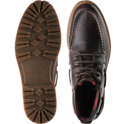 Product image for Sperry AO Lug mens rubber-soled Chukka boots in amaretto