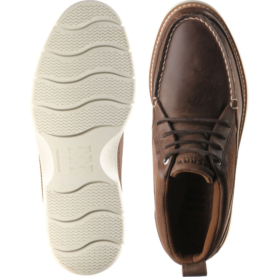 Product image for Sperry Plushwave Lug mens rubber-soled Chukka boots in brown