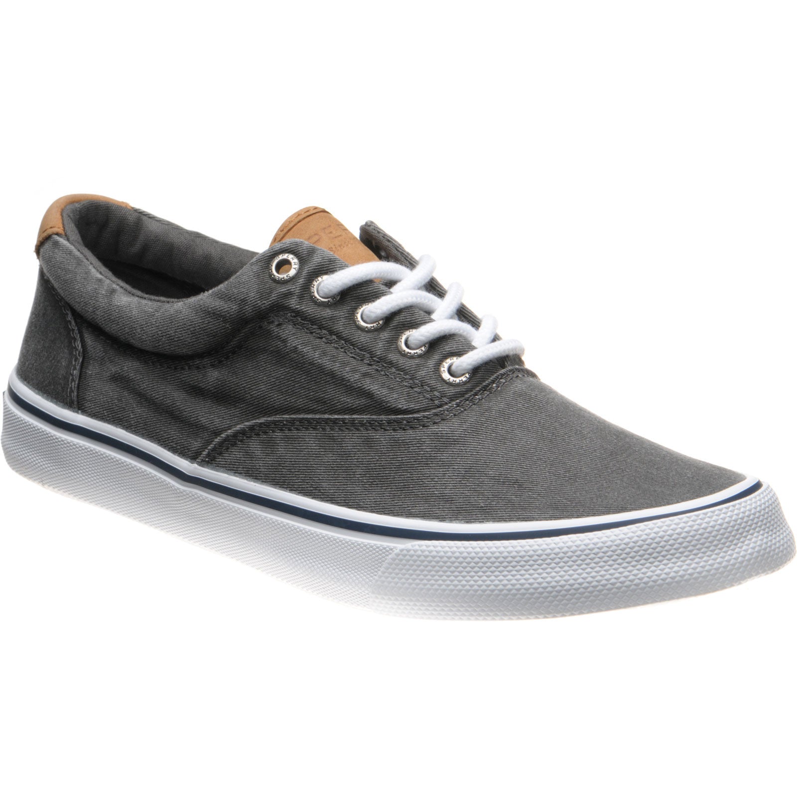 Product image for Sperry Striper II mens rubber-soled Oxfords in black