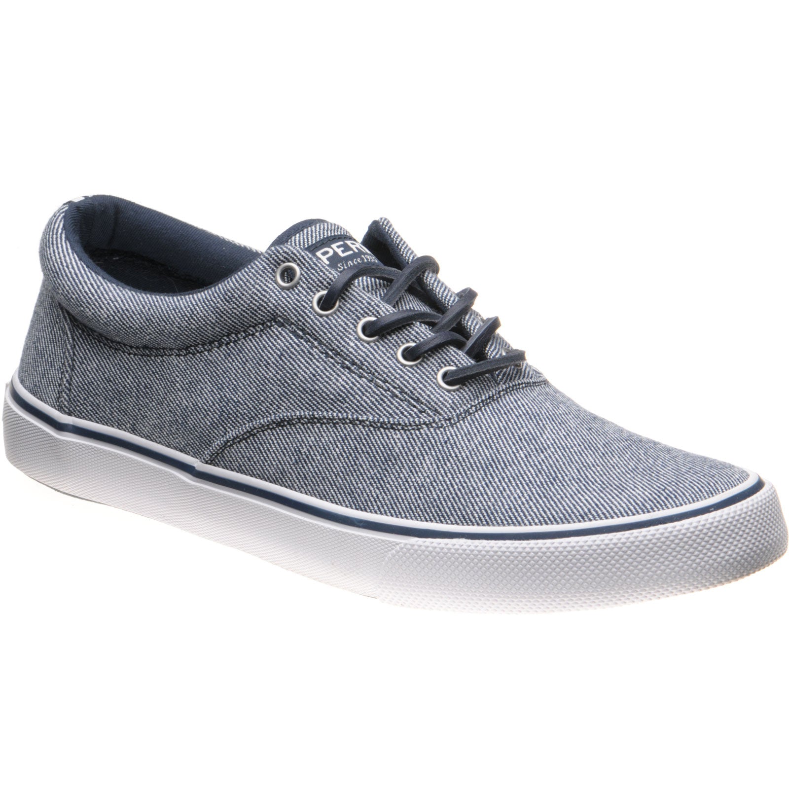 Product image for Sperry Striper II mens rubber-soled Oxfords in navy