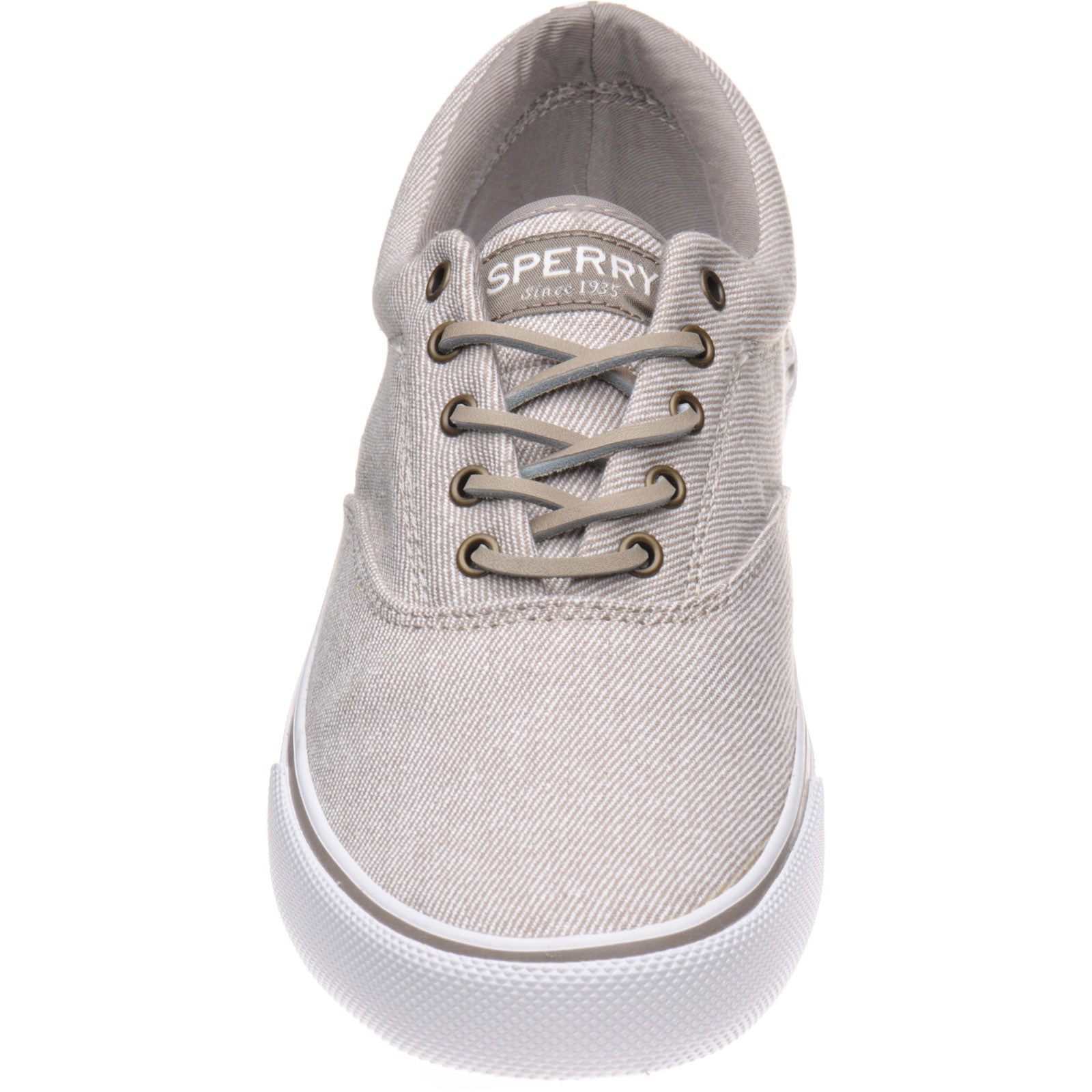 Product image for Sperry Striper II mens rubber-soled Oxfords in taupe