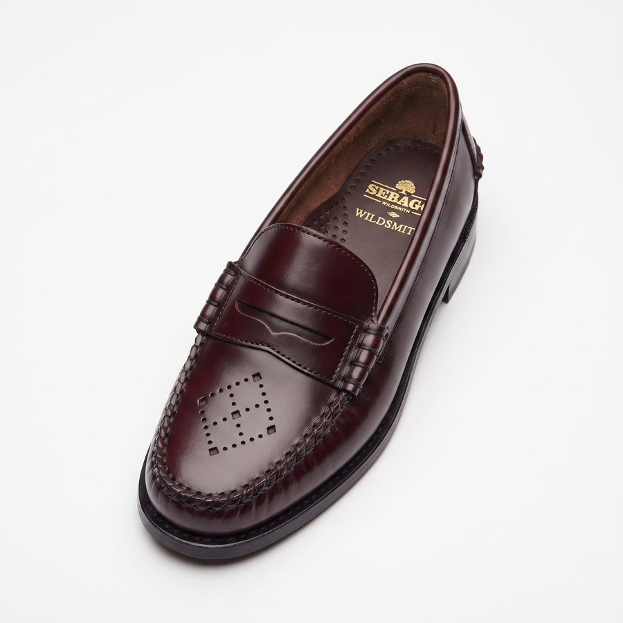 Wildsmith Dan WS mens loafers in burgundy