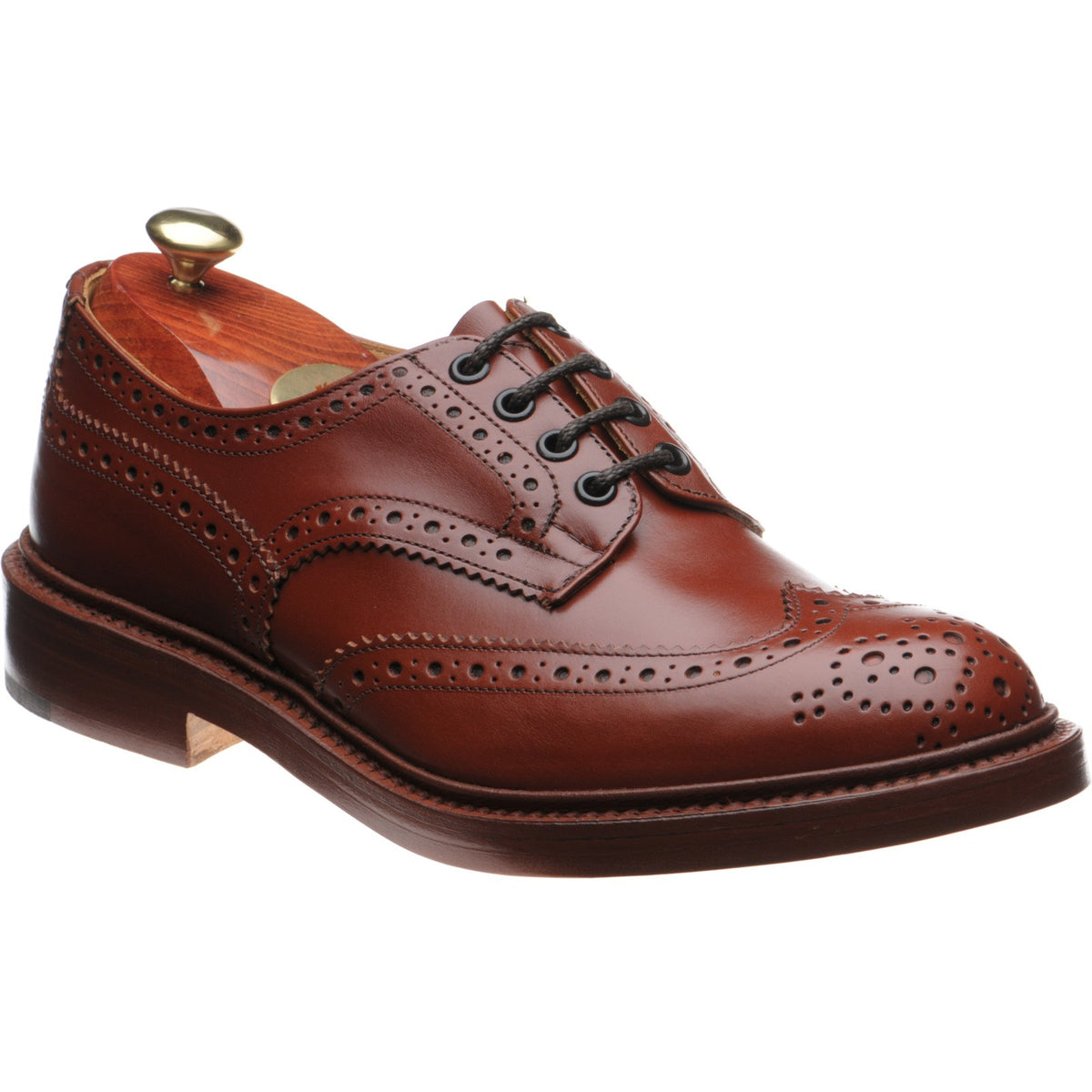 Bourton brogues marron calf
