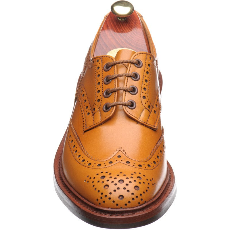 Trickers Bourton (Rubber) mens rubber-soled brogues in acorn