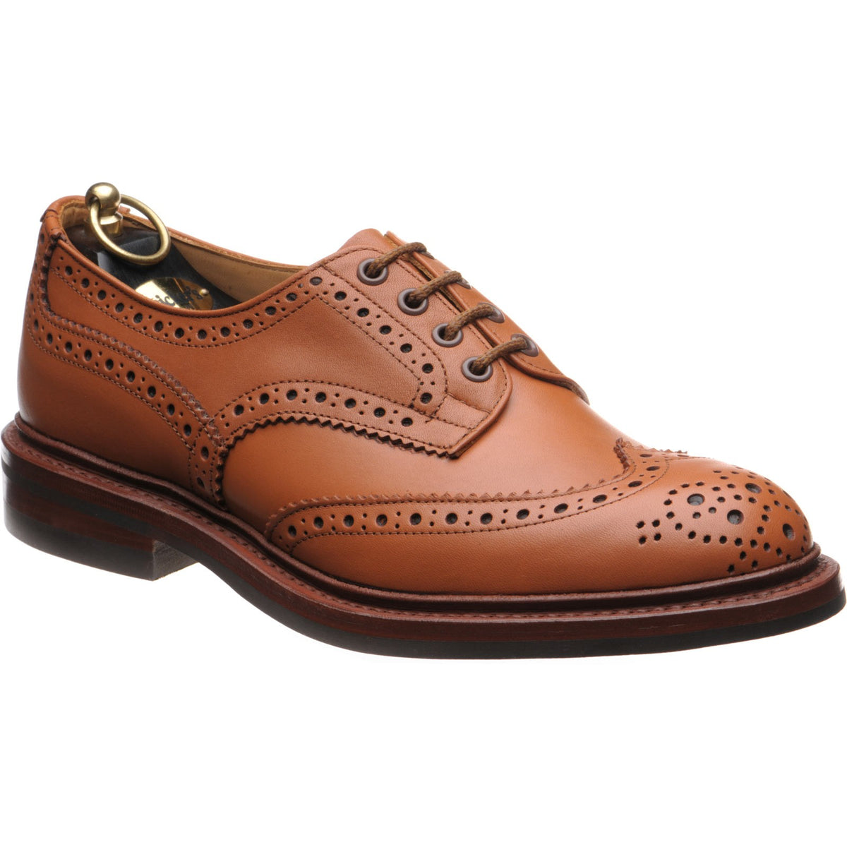 Bourton rubber soled brogues c shade calf