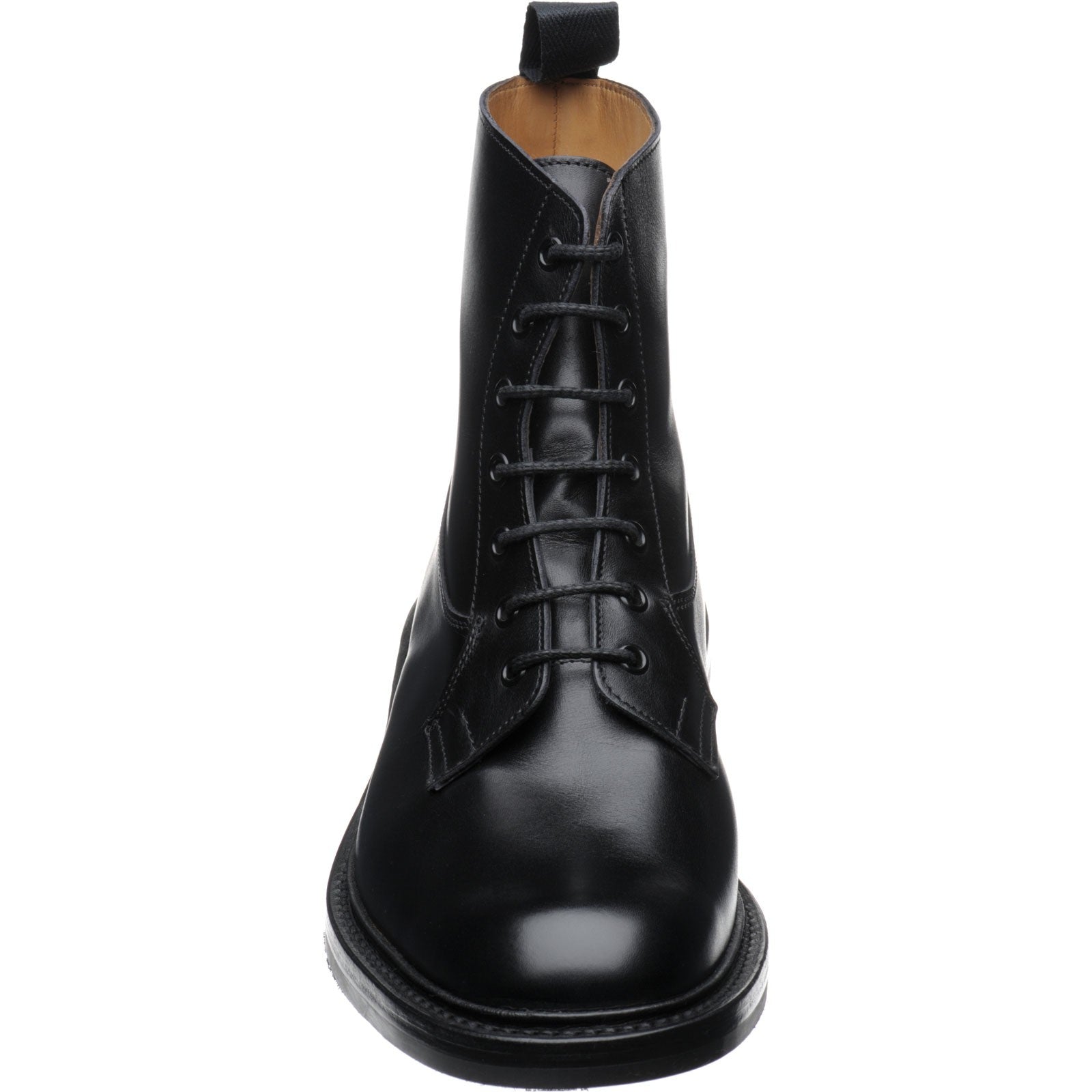 Product image for Trickers Burford (Rubber) in black calf