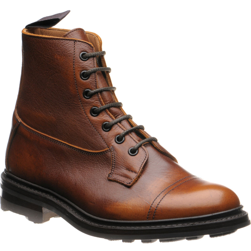 Product image for Trickers Grassmere mens rubber-soled boots in caramel kudu