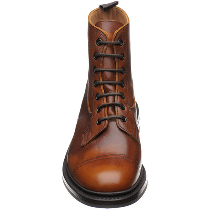 Product image for Trickers Grassmere mens rubber-soled boots in caramel kudu