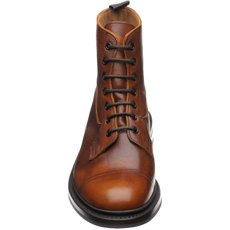Product image for Trickers Grassmere mens rubber-soled boots in caramel kudu