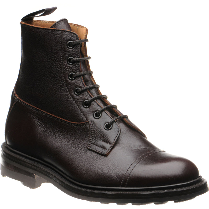 Product image for Trickers Grassmere mens rubber-soled boots in snuff kudu
